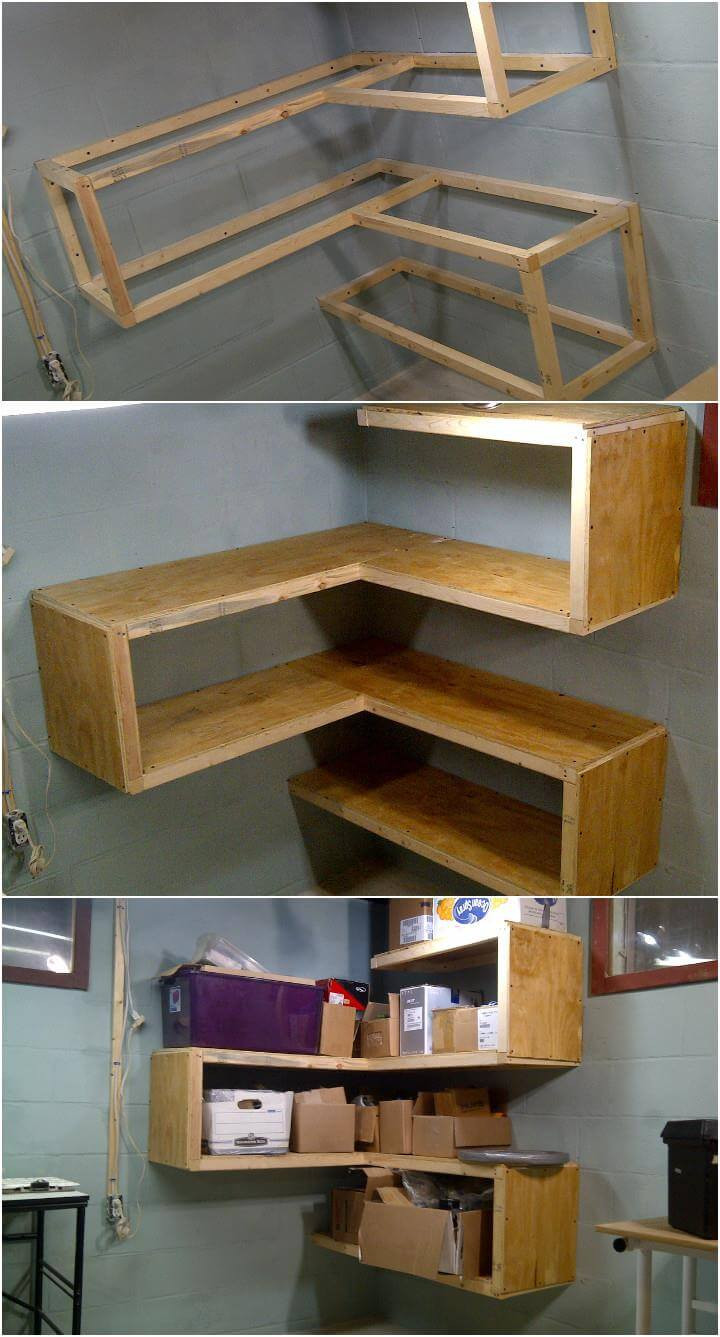 DIY Corner Shelf Plans
 50 DIY Shelves Build Your own Shelves ⋆ DIY Crafts