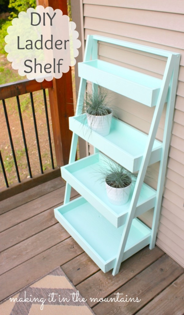 DIY Corner Shelf Plans
 Guest Post – DIY Ladder Shelf ‹ Anything & Everything