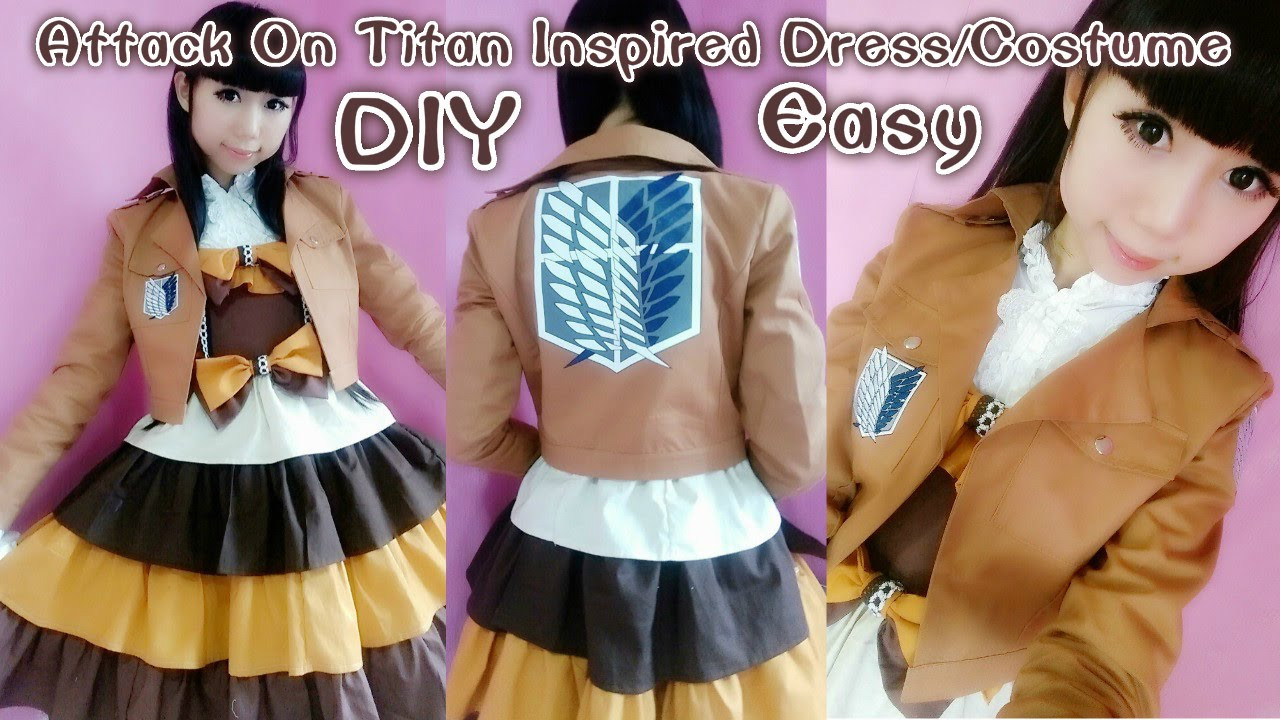 DIY Cosplay Costumes
 Anime Inspired Cosplay DIY Sew Attack on Titan Inpired