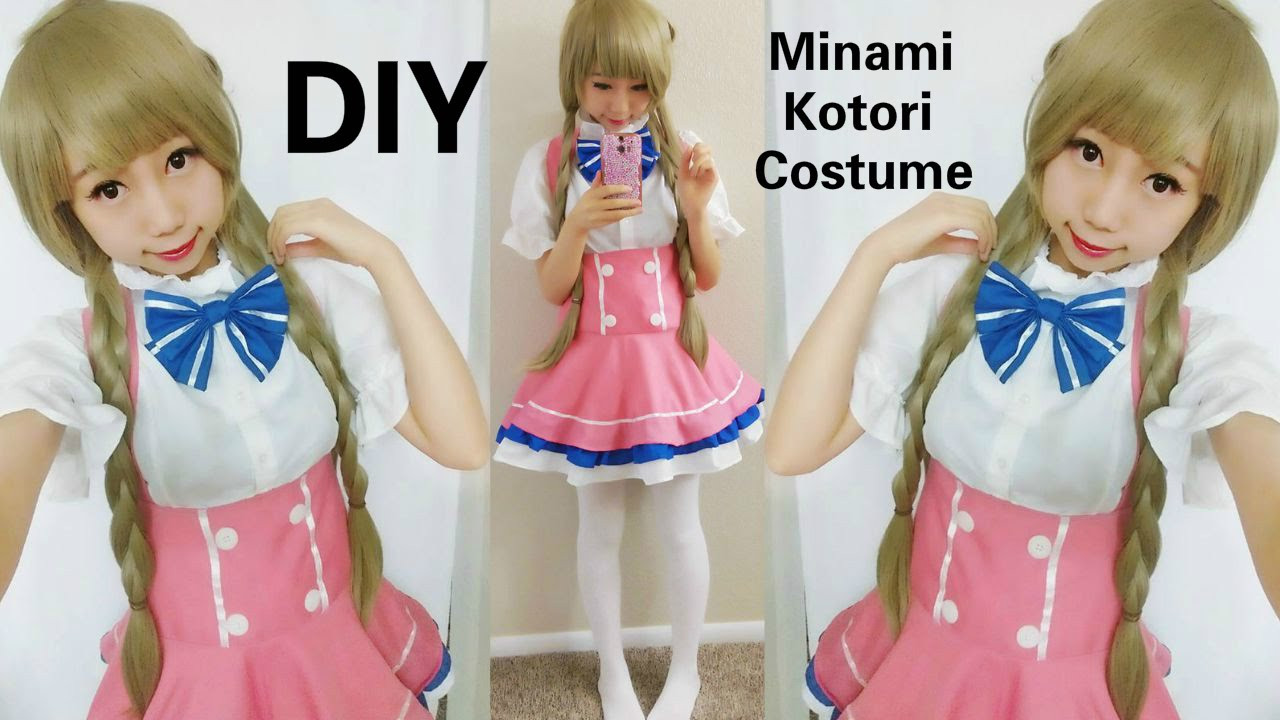 DIY Cosplay Costumes
 Halloween Cosplay Costume DIY Sew Love Live Minami Kotori