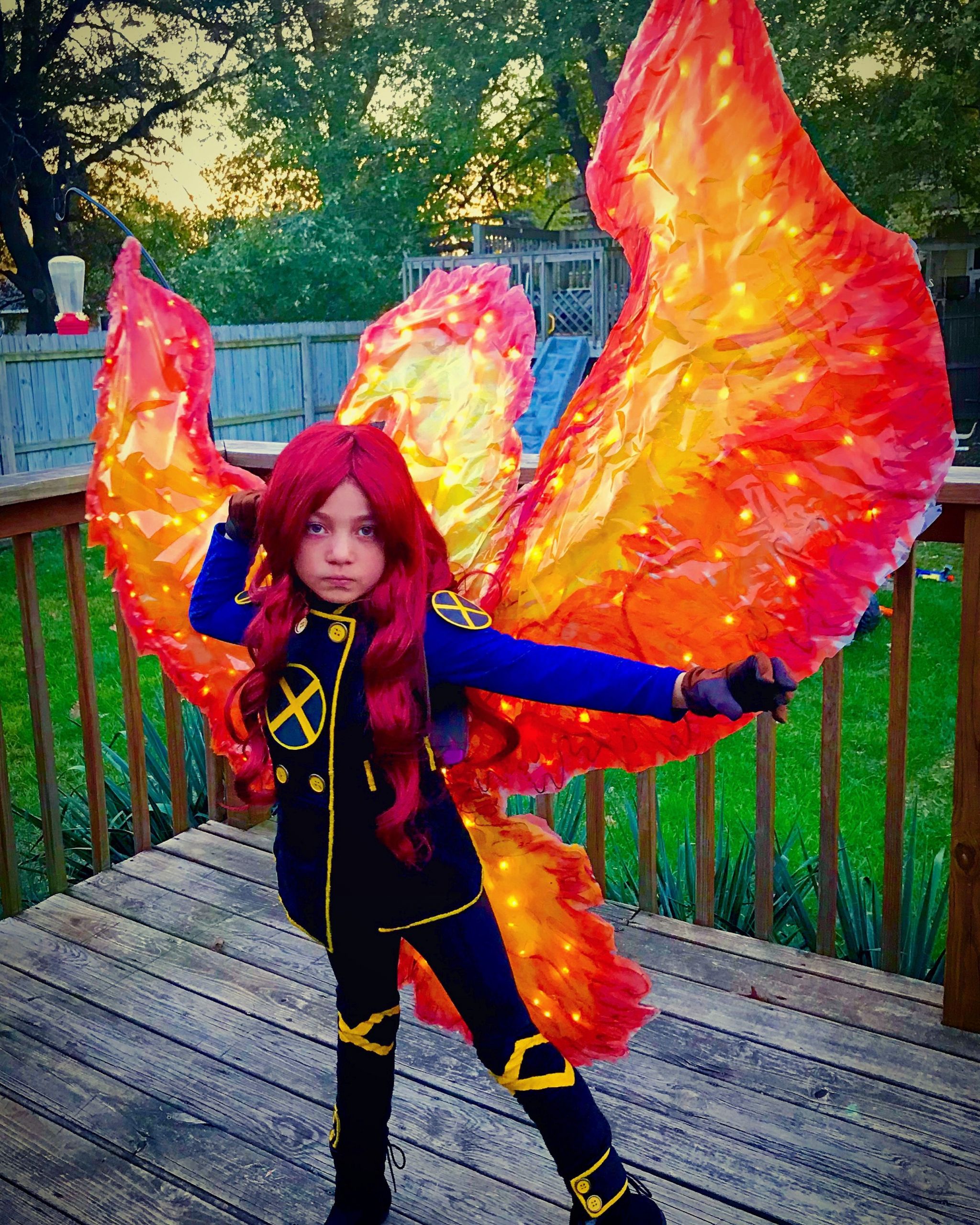 DIY Cosplay Costumes
 Jean Grey Phoenix Fire Wings Phoenix Wings Cosplay x
