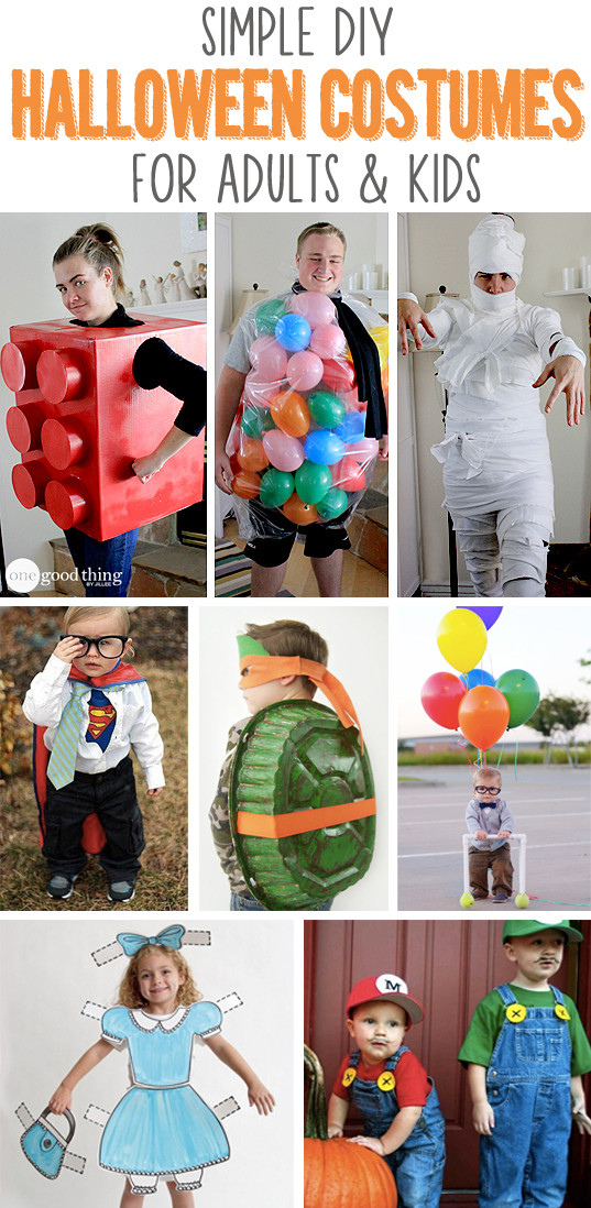DIY Costume For Kids
 Simple DIY Halloween Costumes For Adults & Kids e Good