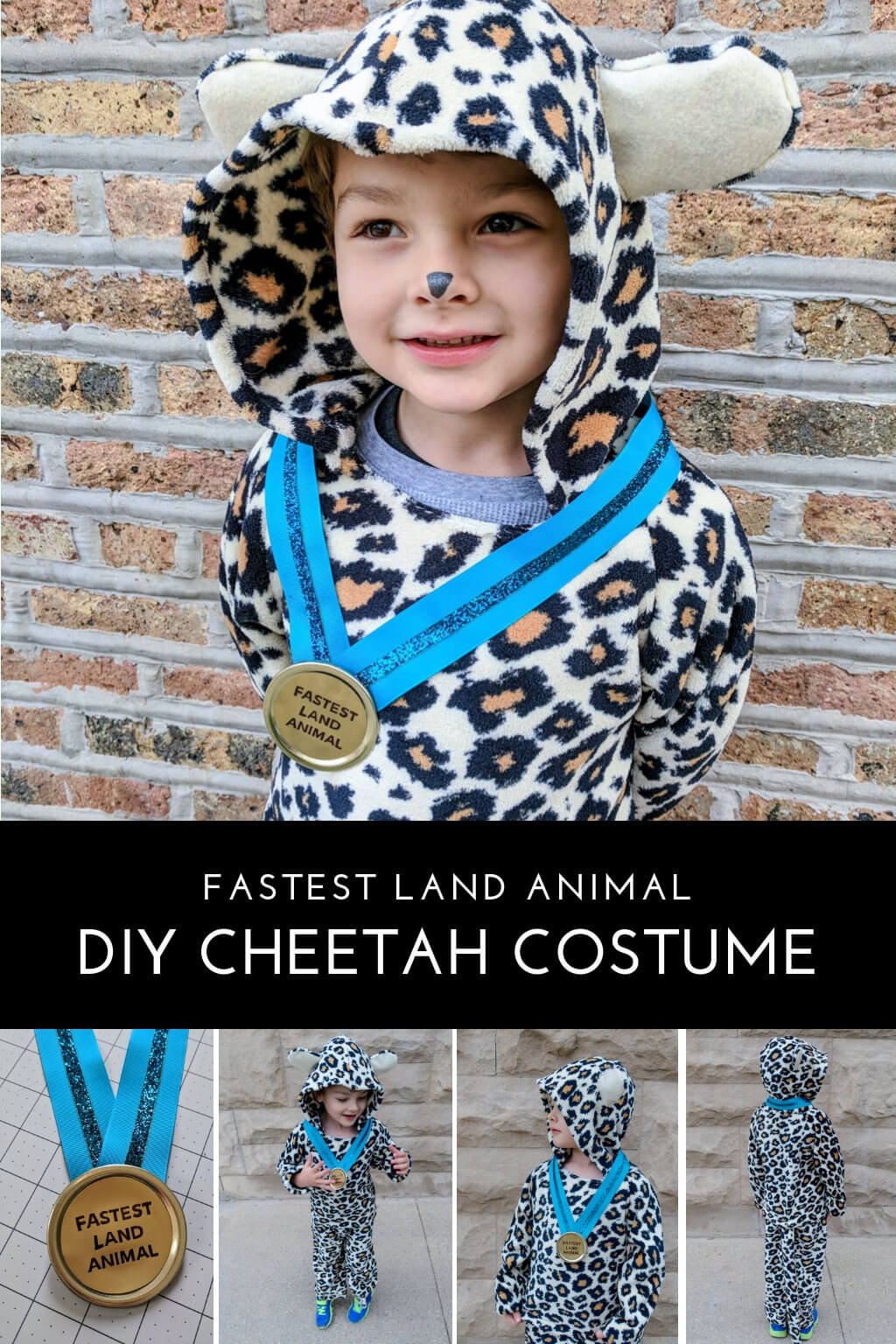 DIY Costume For Kids
 DIY Kids Cheetah Halloween Costume for Boys Merriment Design