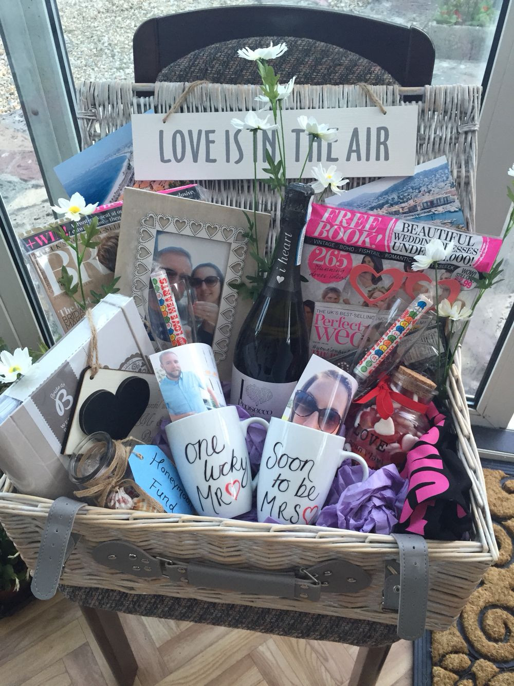 Diy Couples Gift Ideas
 Engagement hamper princess wedding