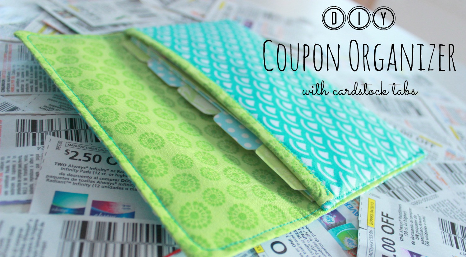DIY Coupon Organizer
 Spool and Spoon DIY Coupon Organizer with Tabbed Dividers