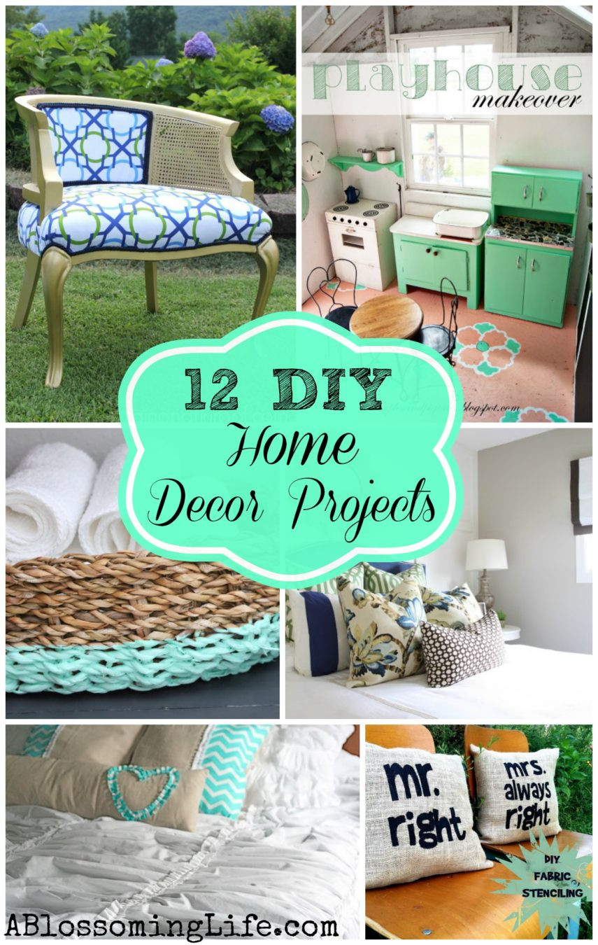 DIY Craft Home Decor
 12 Inspiring DIY Home Decor Projects A Blossoming Life