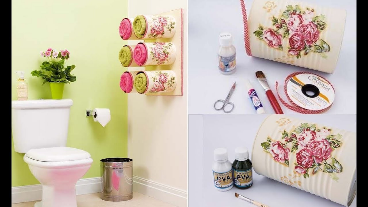 DIY Craft Home Decor
 DIY Home Decor 2017 DIY Bathroom Tin Cans DIY Crafts
