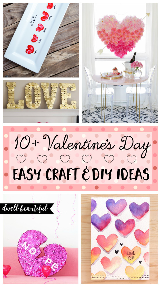 DIY Craft Projects For Adults
 10 Easy Valentine s Day DIY Craft Ideas for Adults