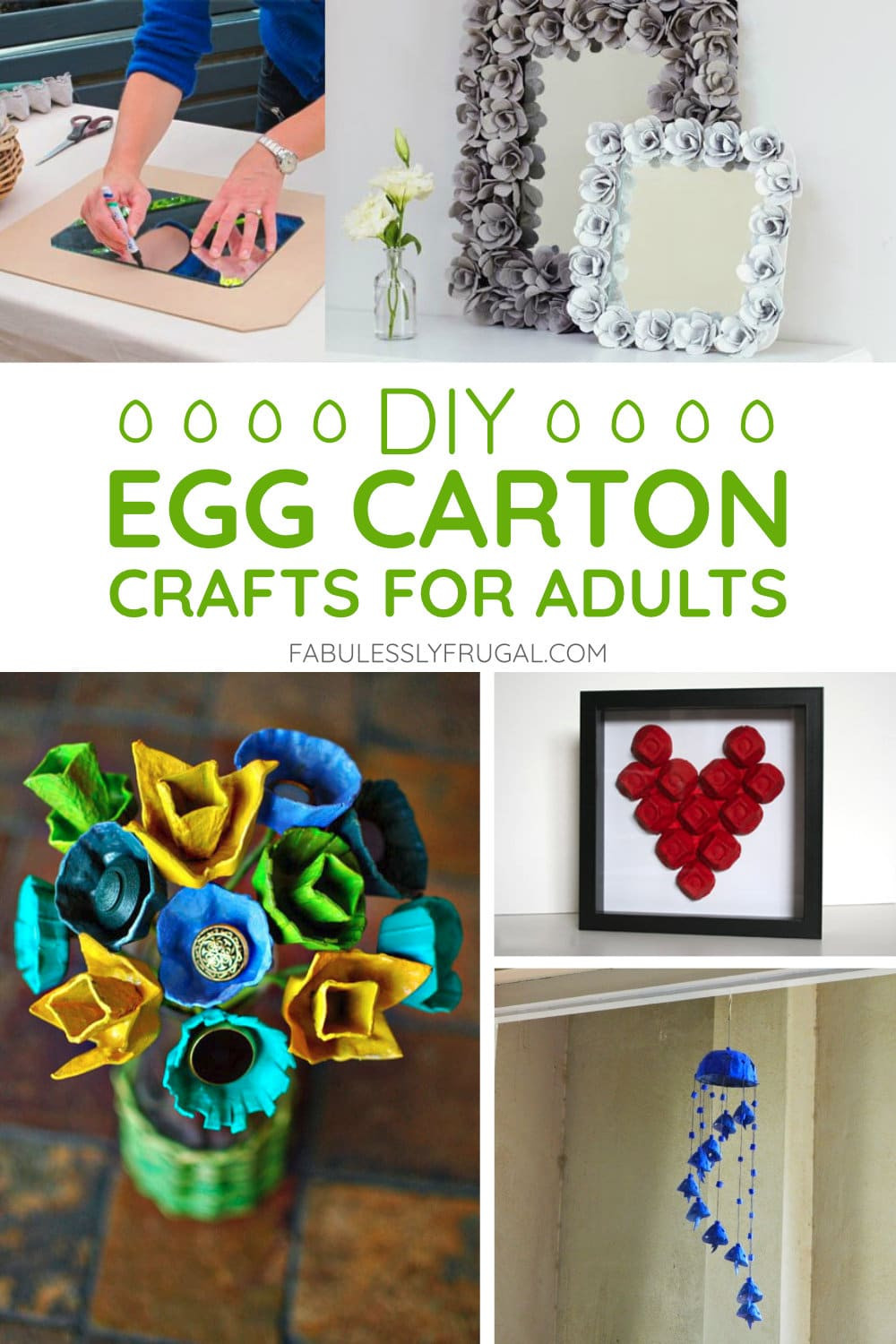 DIY Crafts For Adults
 5 Beautiful Egg Carton Crafts for Adults Fabulessly Frugal