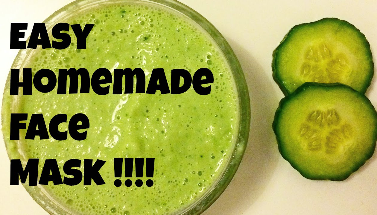 DIY Cucumber Face Mask
 EASY HOMEMADE Cucumber Face Mask using 2 ingre nts ONLY