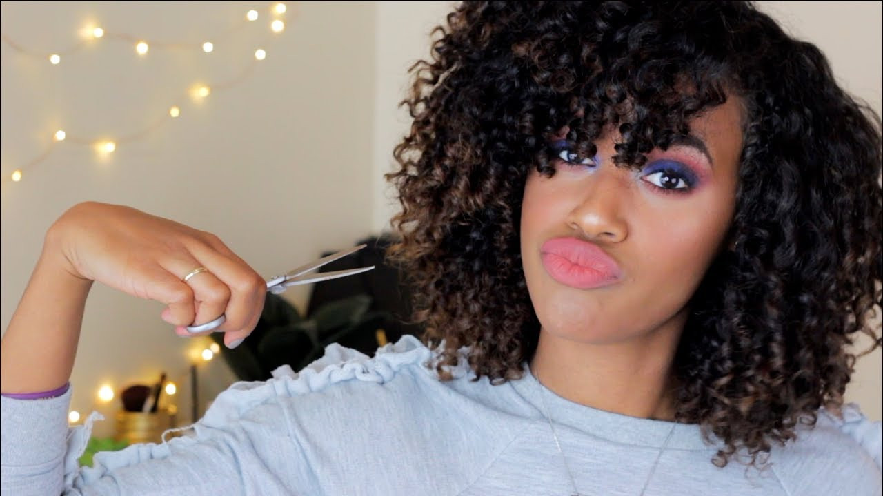 DIY Curly Hair Cut
 How I Trim & Shape My Curly Hair