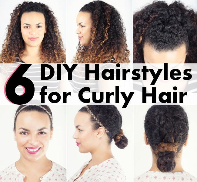 DIY Curly Hair
 6 Adorable DIY Hairstyles for Curly Hair