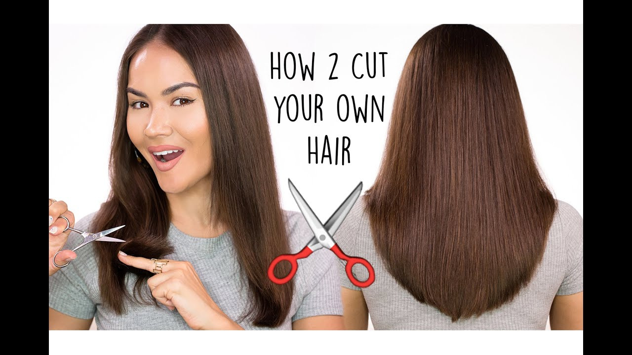 DIY Cutting Your Own Hair
 How To Cut Your Own Hair l DIY HAIRCUT TUTORIAL