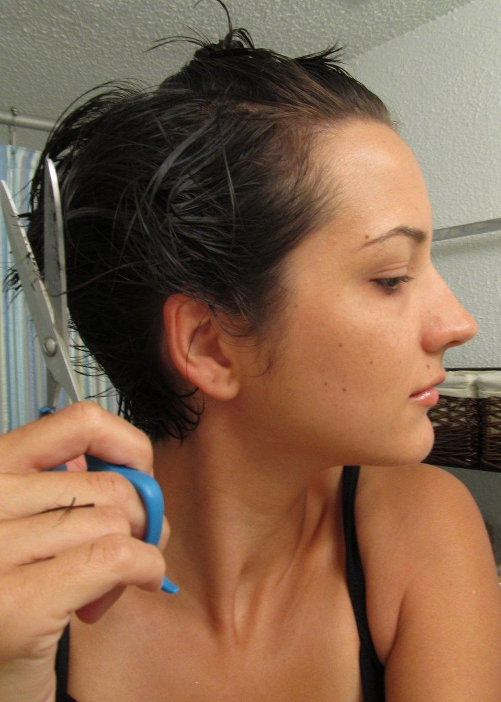 DIY Cutting Your Own Hair
 Pin on Hair ideas