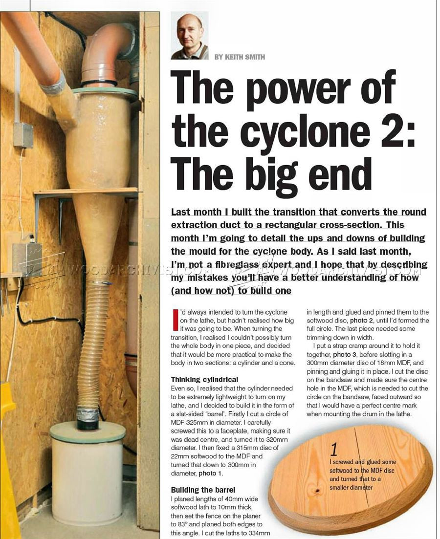 DIY Cyclone Dust Collector Plans
 DIY Cyclone Dust Collector • WoodArchivist