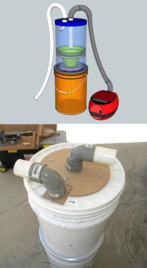 DIY Cyclone Dust Collector Plans
 The Quest for an Affordable Dust Collecting Cyclone Part