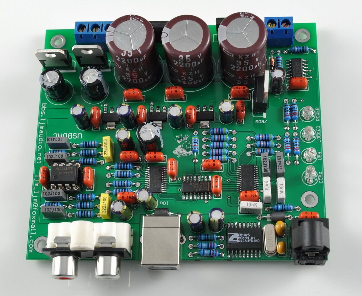 DIY Dac Kit
 New DIY KIT CS4398 CS8416 24bit 192KHZ DAC USB optical