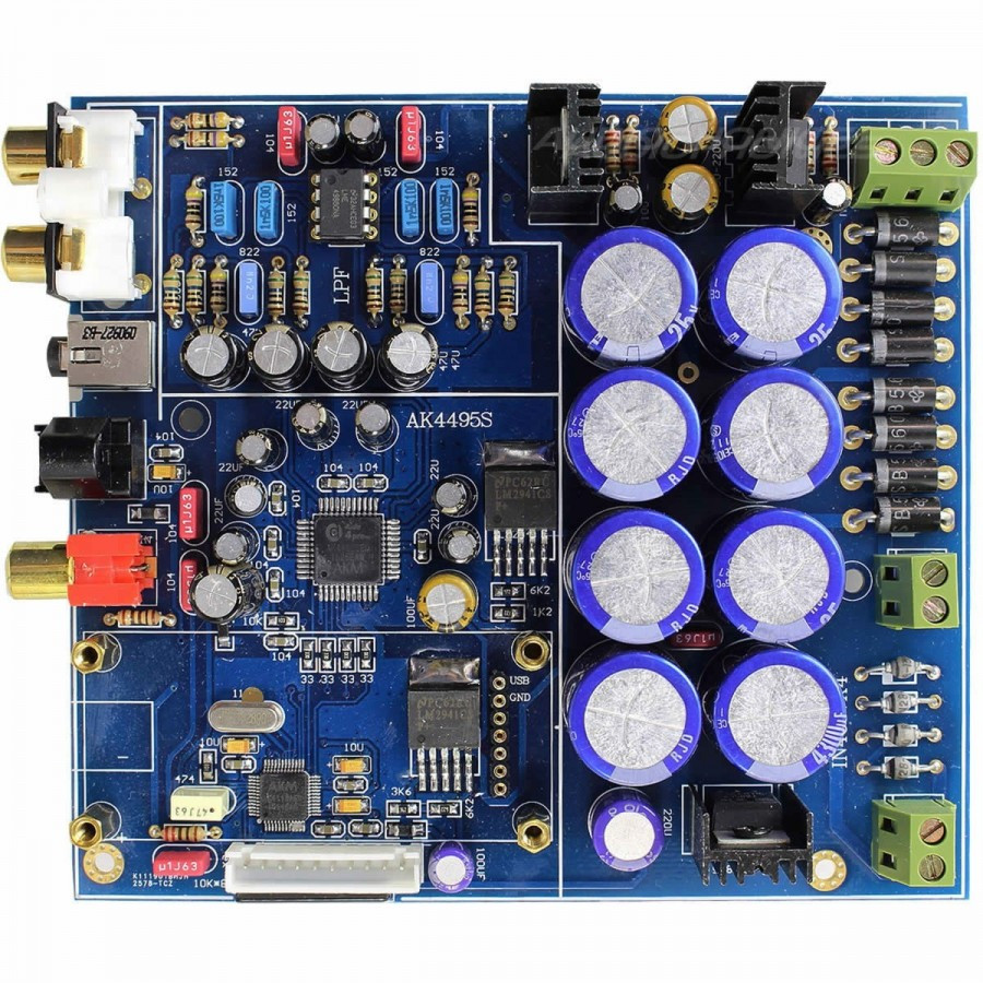 DIY Dac Kit
 DIY DAC AKM AK4495 AK4118 Kit 32bit 384kHz DSD