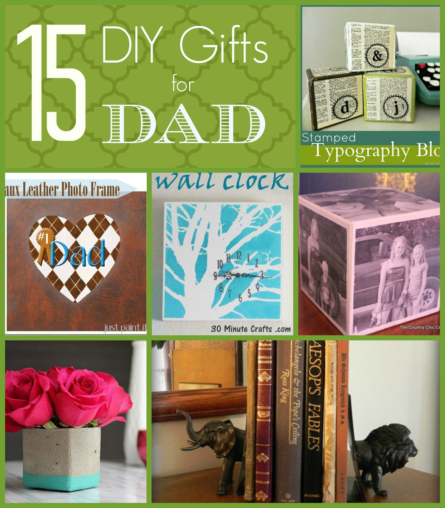 DIY Dad Christmas Gift Ideas
 15 DIY Gift Ideas for Dad Just Paint It Blog