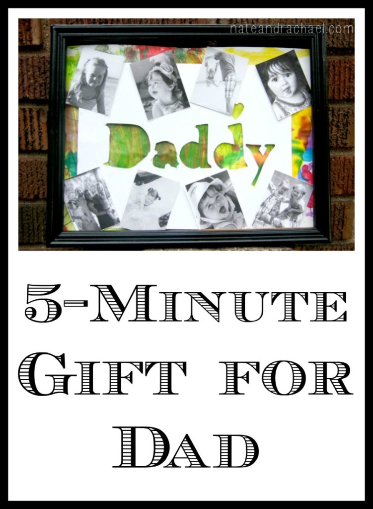 DIY Dads Birthday Gifts
 5 Minute Gift for Dad – Nothing if Not Intentional