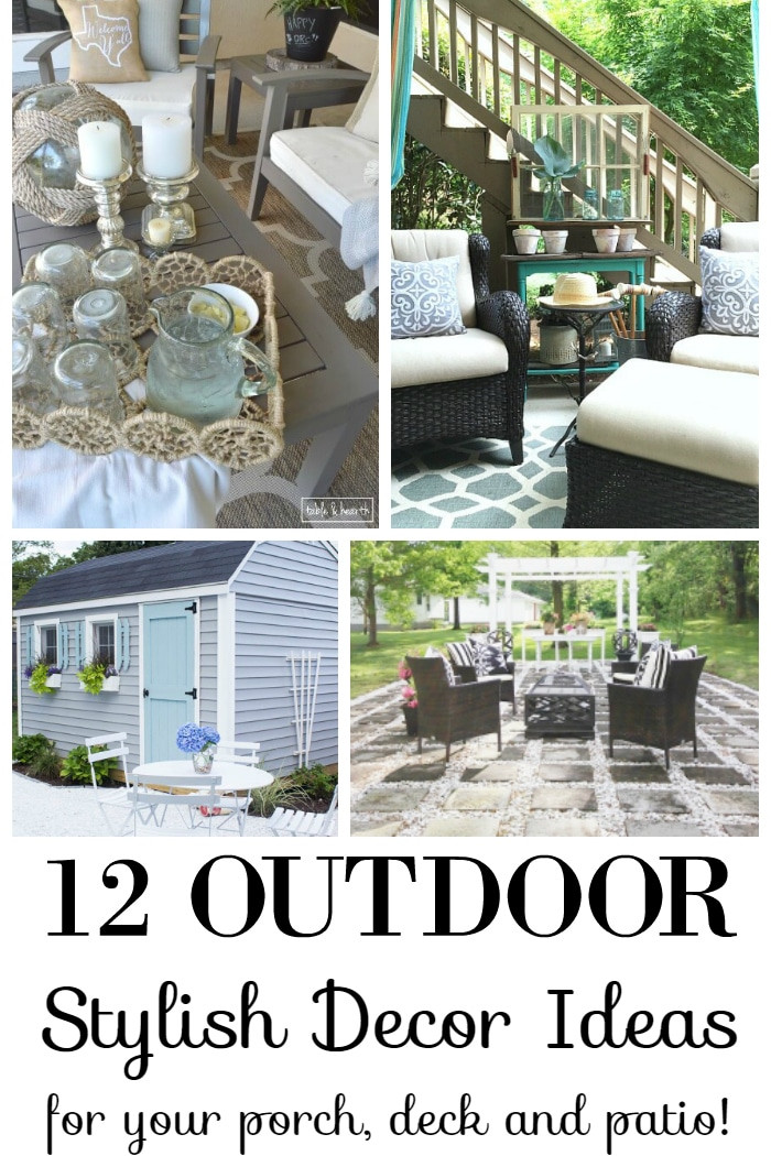 DIY Deck Decorating
 12 Stylish Porch Deck and Patio Decor Ideas Setting for