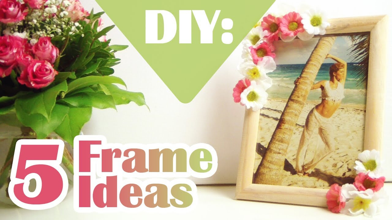 DIY Decorating Picture Frames
 DIY 5 Ways to Decorate Boring Picture Frames