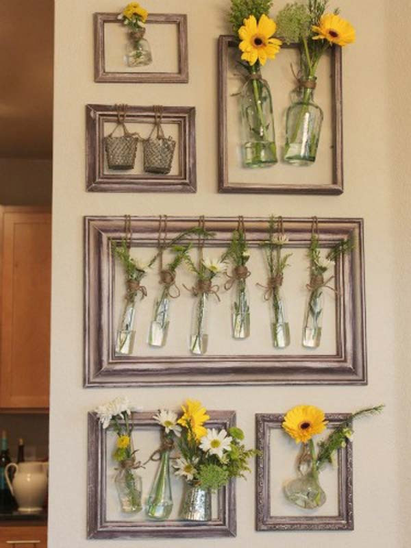 DIY Decorating Picture Frames
 41 DIY Ideas To Brilliantly Reuse Old Picture Frames Into