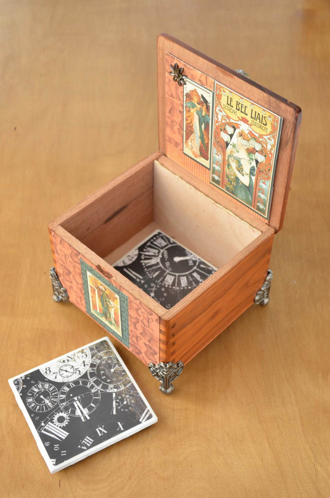 DIY Decorative Box
 Carla s Cards DIY Decorative Coasters