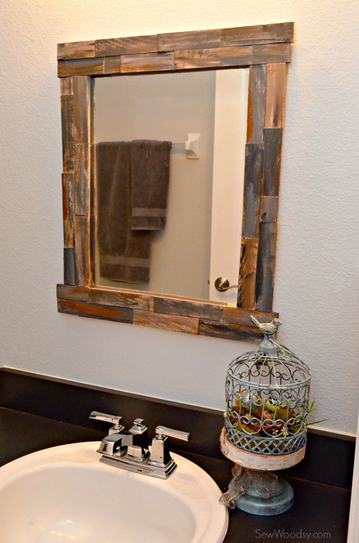DIY Decorative Mirrors
 DIY Rustic Decorative Mirror Sew Woodsy