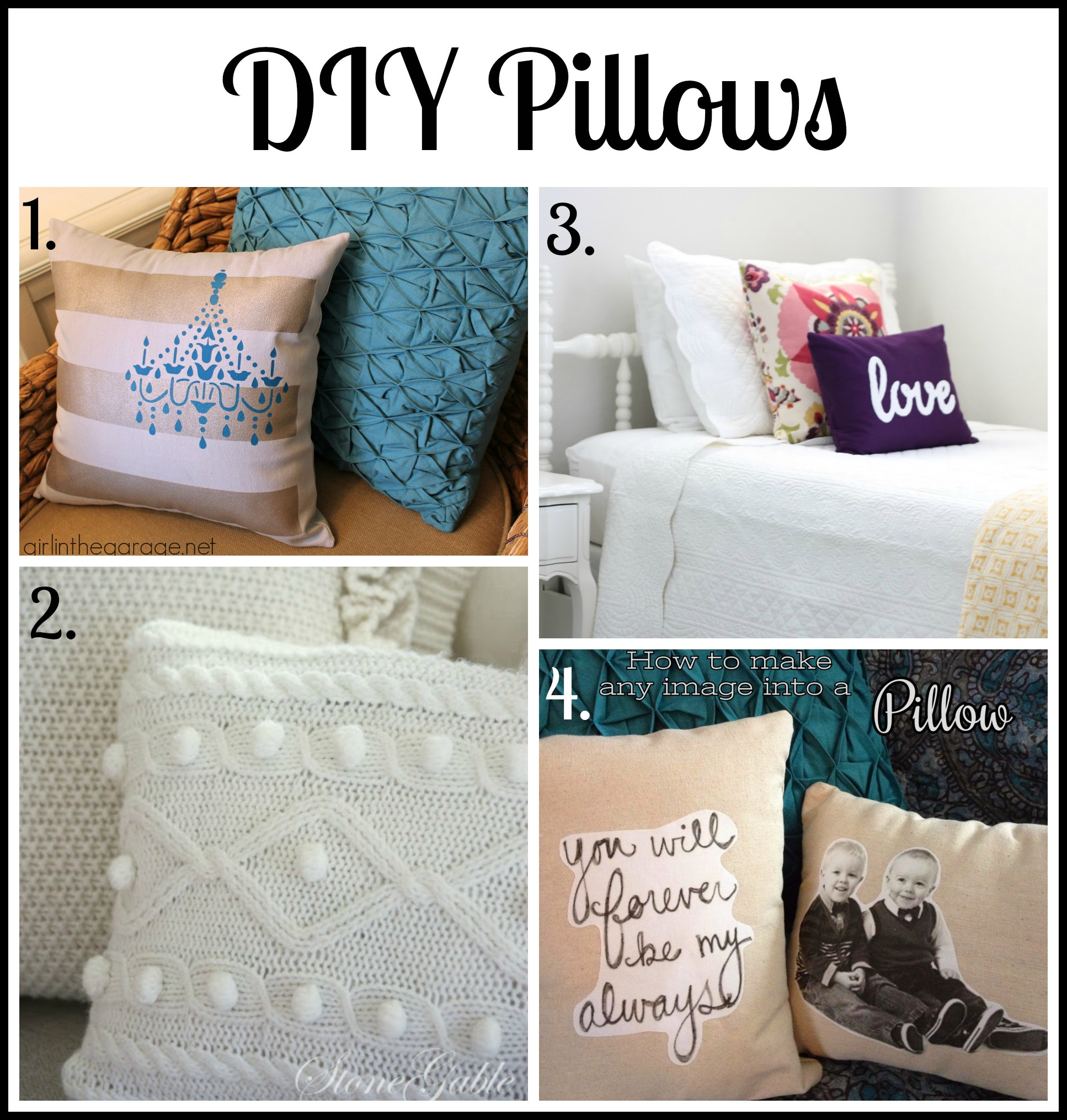 DIY Decorative Pillow
 30 Bud Friendly DIY Decorating Ideas and a giveaway