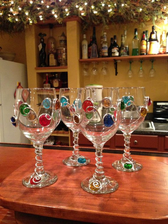 DIY Decorative Wine Glasses
 Ideas For DIY Decorative Wine Glasses