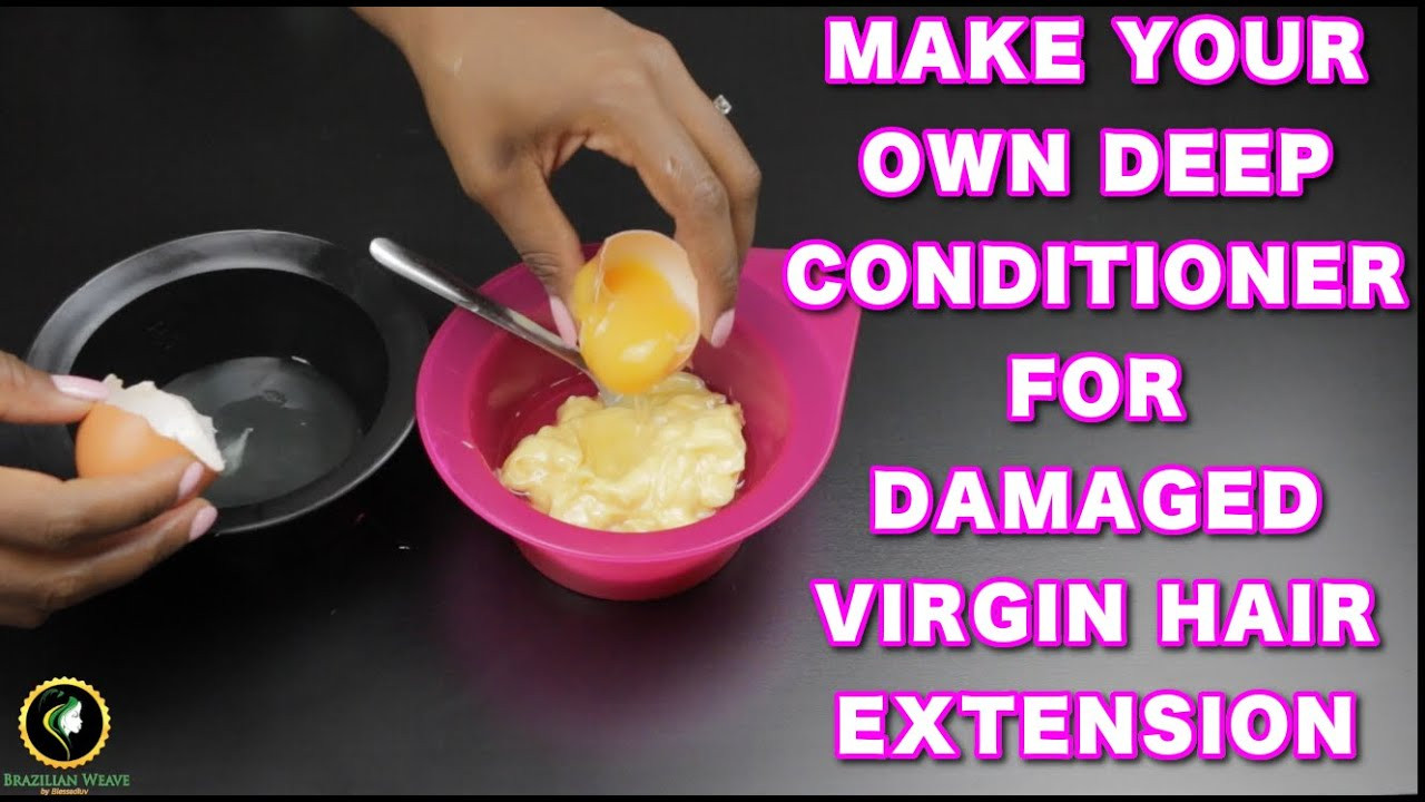 DIY Deep Conditioner For Damaged Hair
 How to make a Homemade Deep Conditioner Treatment for