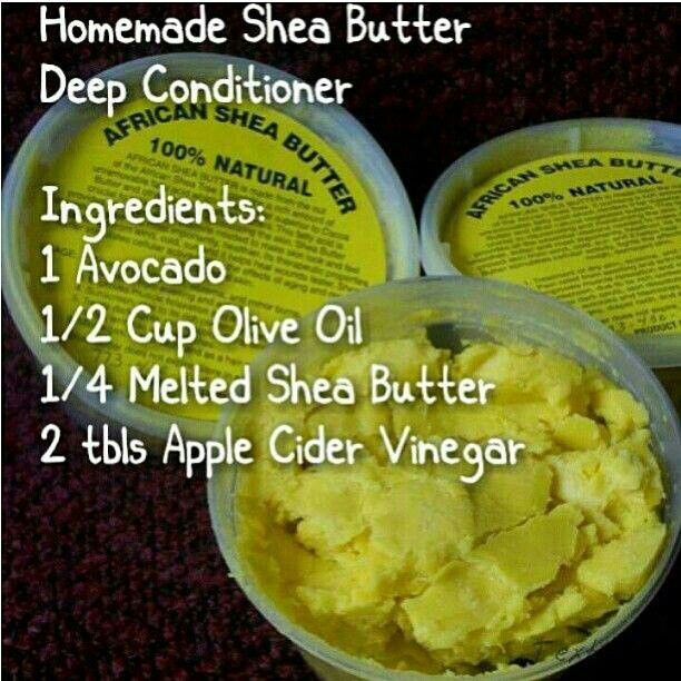 DIY Deep Conditioner For Transitioning Hair
 Homemade Shea Butter Deep Conditioner