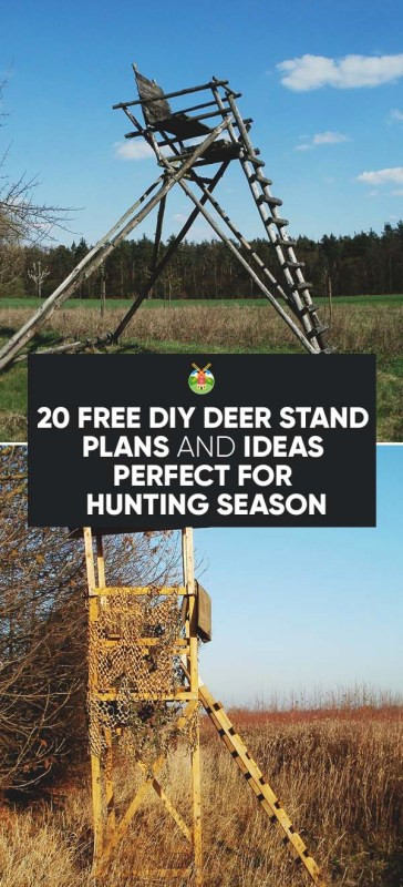 DIY Deer Stands Plans
 20 Free DIY Deer Stand Plans and Ideas Perfect for Hunting