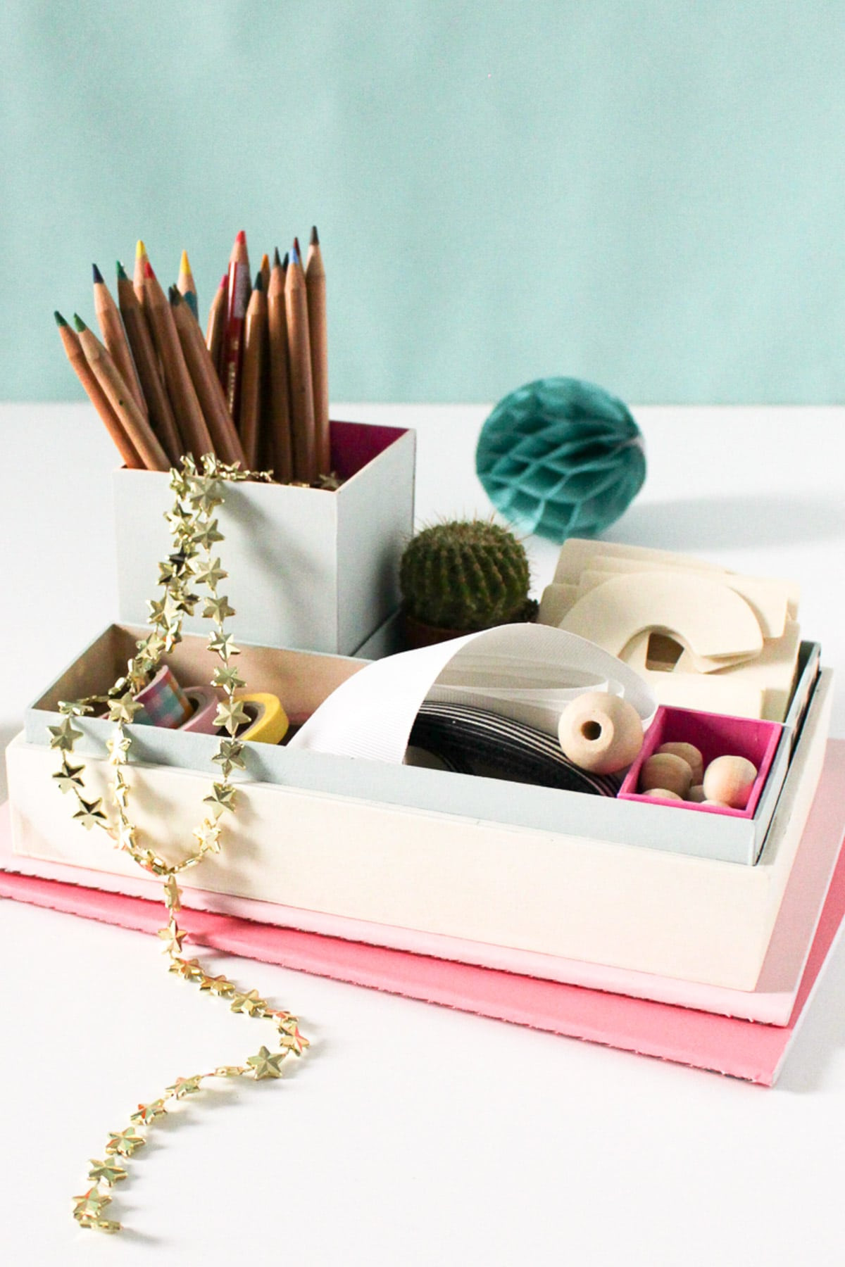 DIY Desk Organization Ideas
 fice Accessories DIY Nesting Desk Organizer Sugar & Cloth