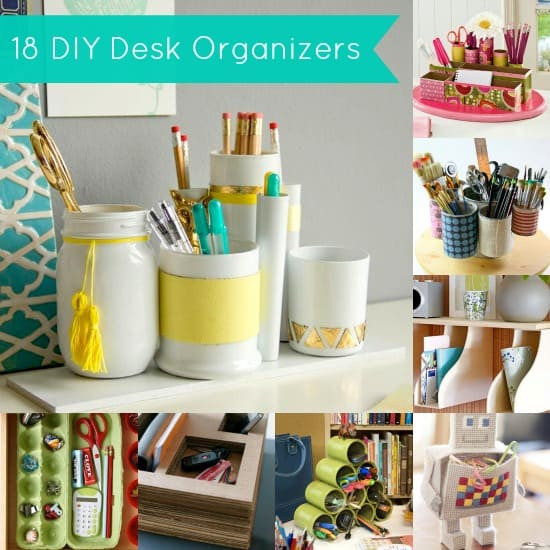 DIY Desk Organizer Ideas
 DIY Desk Organizer 18 Project Ideas diycandy