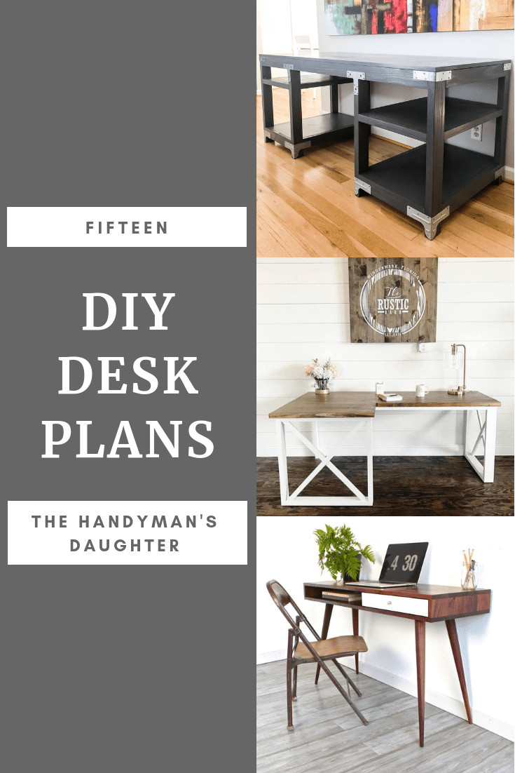 DIY Desk Plans
 15 DIY Desk Plans to Build for your Home fice The