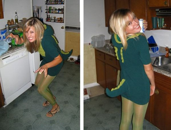 DIY Dinosaur Costumes For Adults
 Sew Crafty DIY toddler costume into adult costume