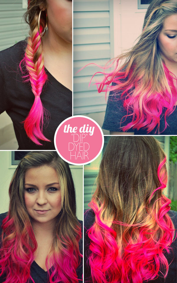 DIY Dip Dye Hair
 the DIY "DIP" DYED HAIR UPDATED