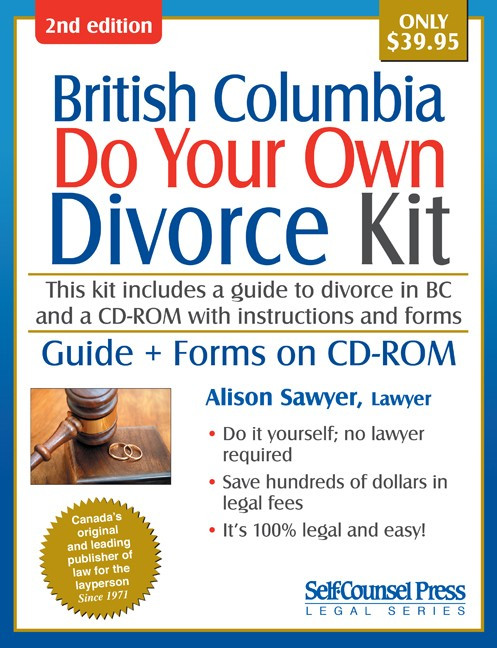 DIY Divorce Kits
 British Columbia Do Your Own Divorce Kit