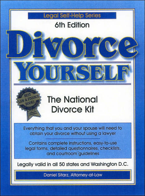 DIY Divorce Kits
 Divorce Yourself The National Divorce Kit by Daniel