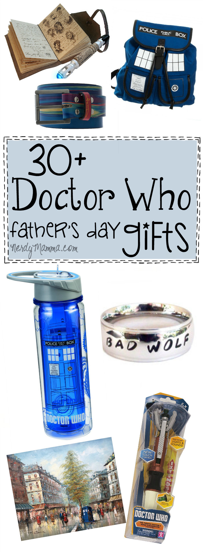 DIY Doctor Who Gifts
 30 Father’s Day Gifts for the Doctor Who Fan Dad