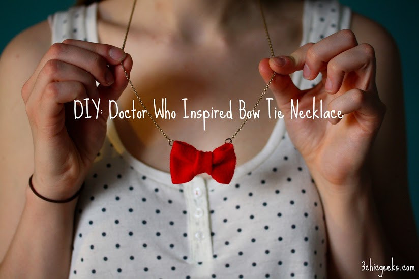 DIY Doctor Who Gifts
 DIY Doctor Who Inspired Bow Tie Necklace