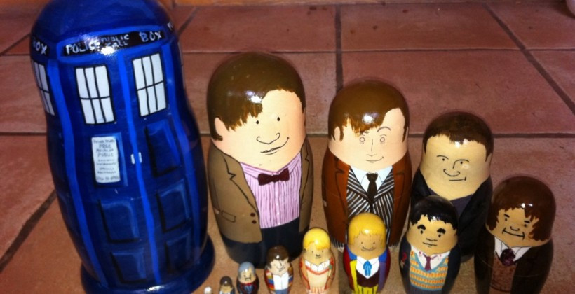 DIY Doctor Who Gifts
 DIY Doctor Who nesting dolls set perhaps best Christmas