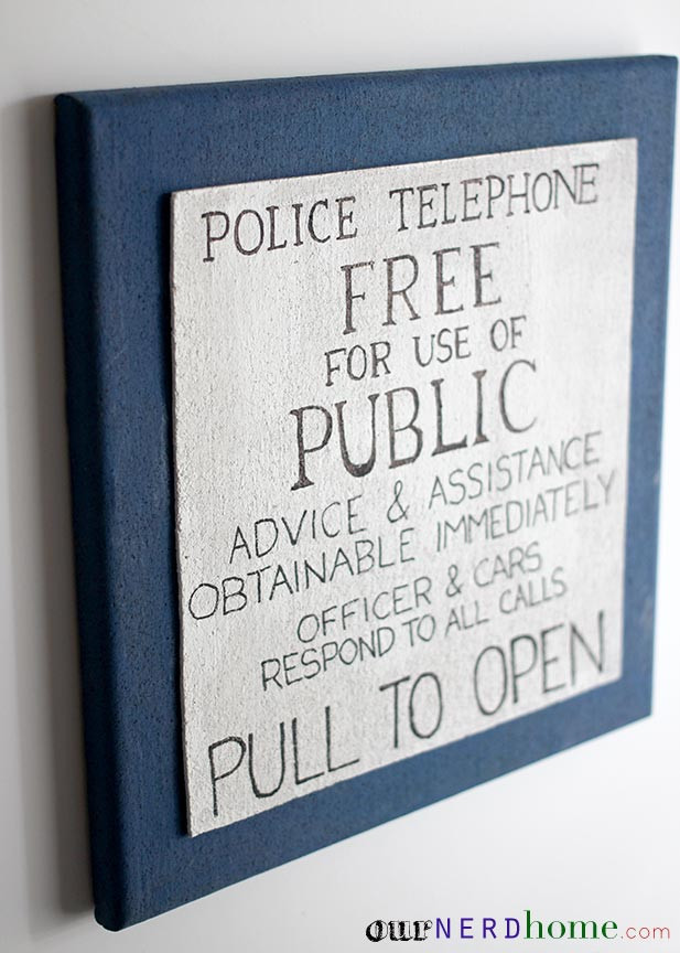 DIY Doctor Who Gifts
 DIY TARDIS Cork Board Doctor Who fice Our Nerd Home