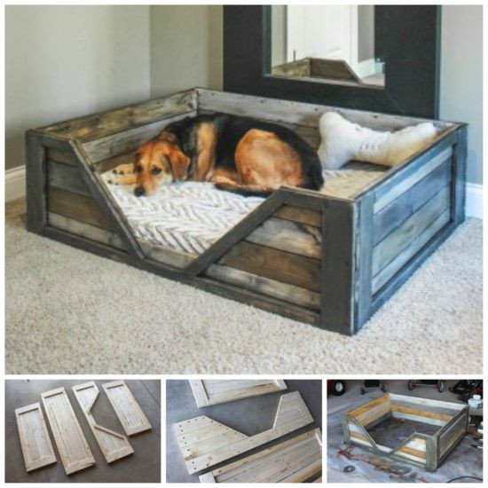 DIY Dog Bed For Big Dogs
 How To Make A DIY Pallet Dog Bed For Your Furbaby