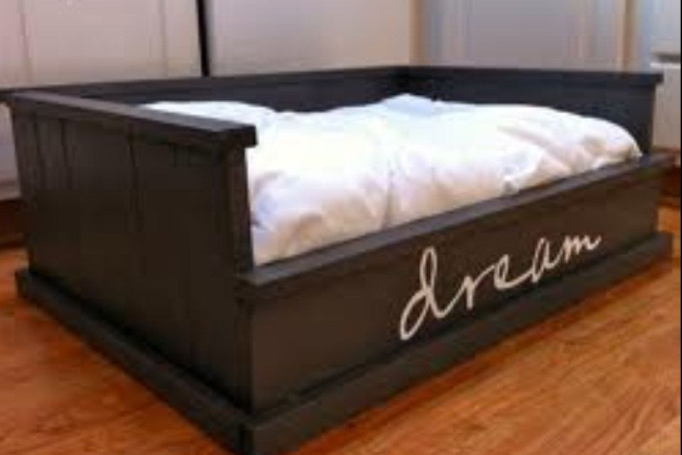DIY Dog Bed For Big Dogs
 Wooden Dog Bed for Dogs $169 00 via Etsy