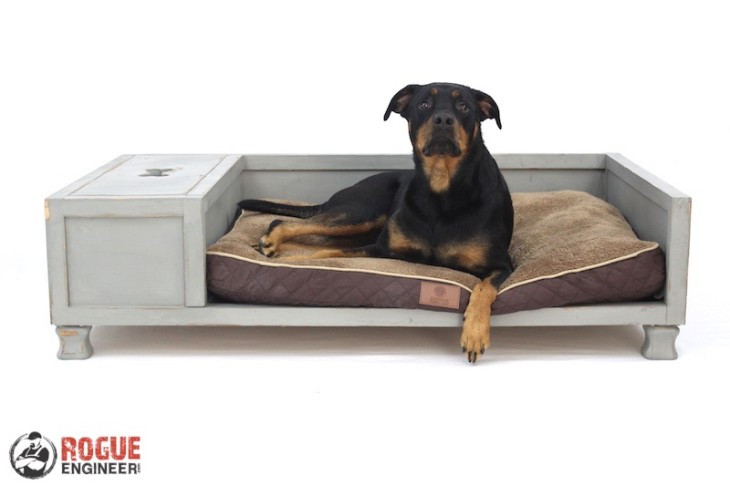 DIY Dog Bed For Big Dogs
 DIY Dog Bed Plans Rogue Engineer 