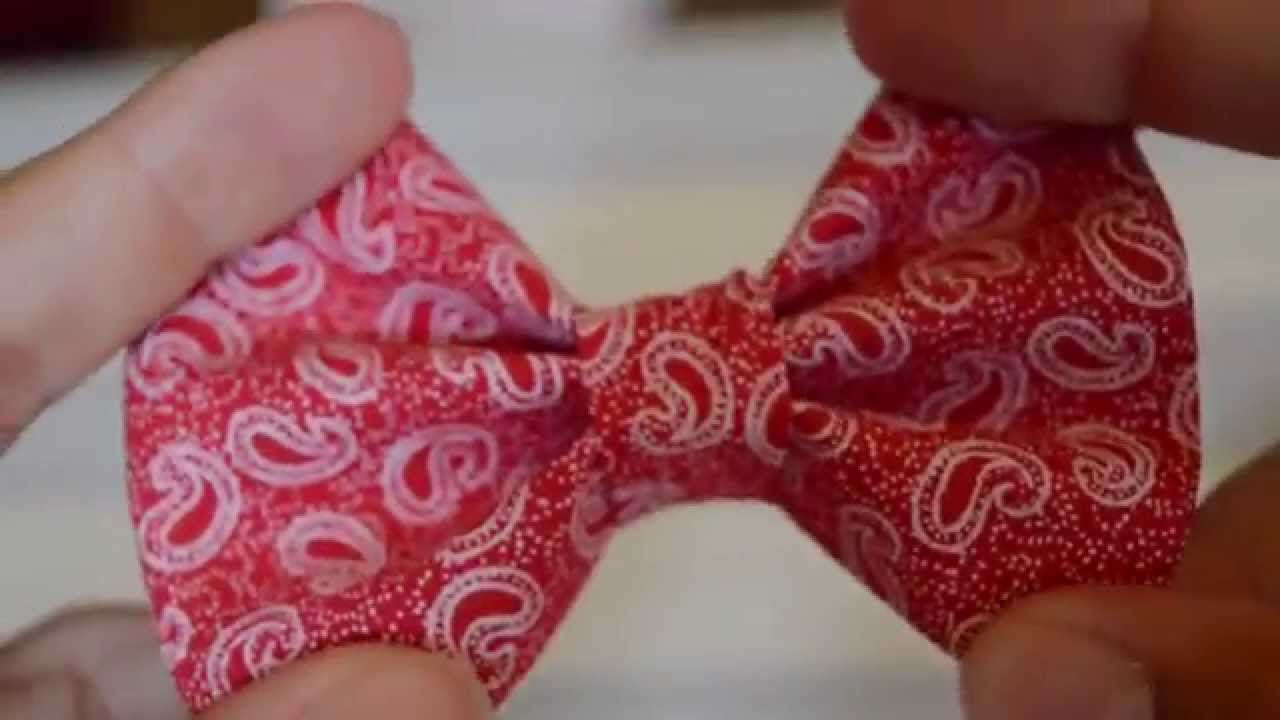 DIY Dog Bow Ties
 12 steps to make a dog bow tie