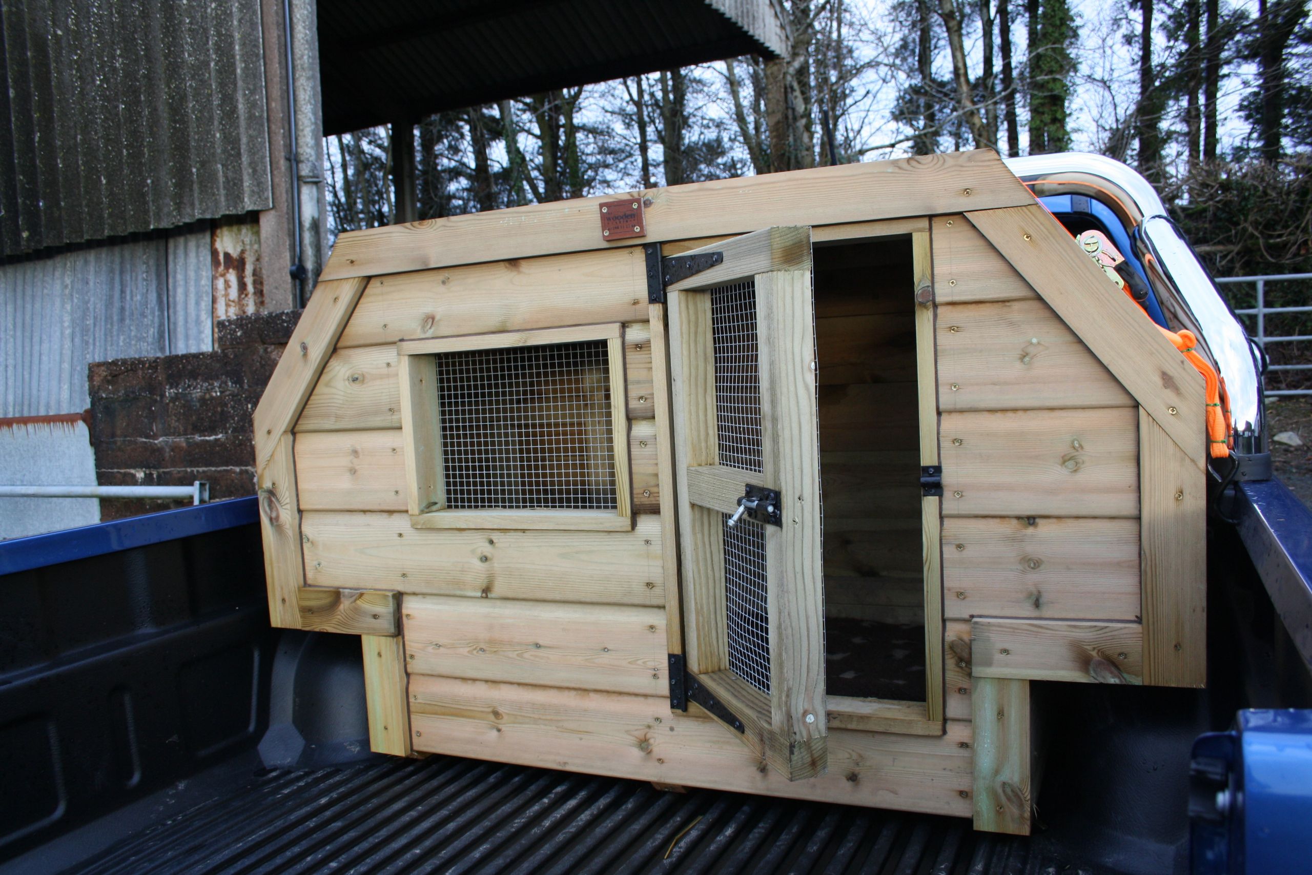 DIY Dog Box For Truck
 Fitted wheel arch dog box The Wooden Workshop Oakford